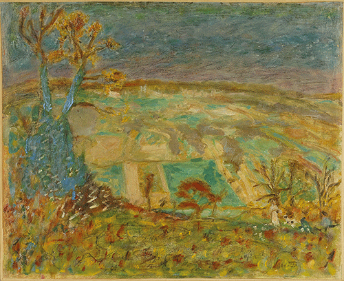 Pierre Bonnard - Paysage. Harmonie verte, arbre bleu