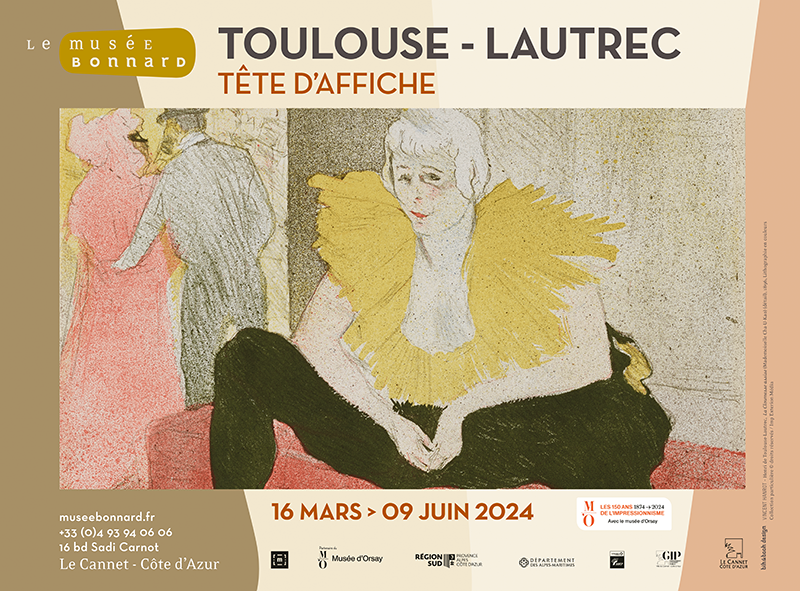 Exposition Toulouse-Lautrec tête d'affiche