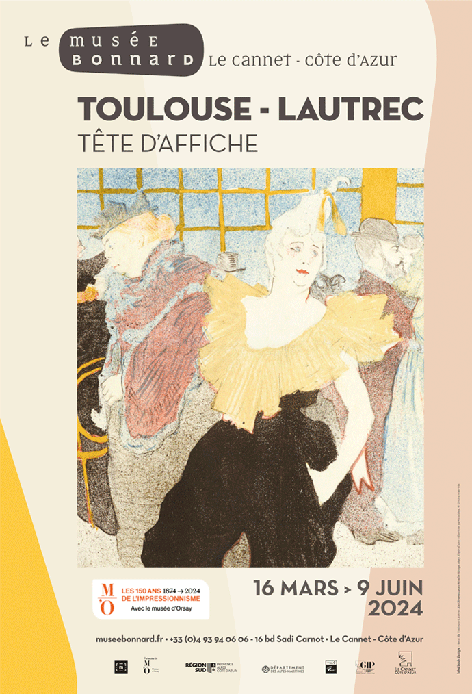 Toulouse Lautrec tête d'affiche